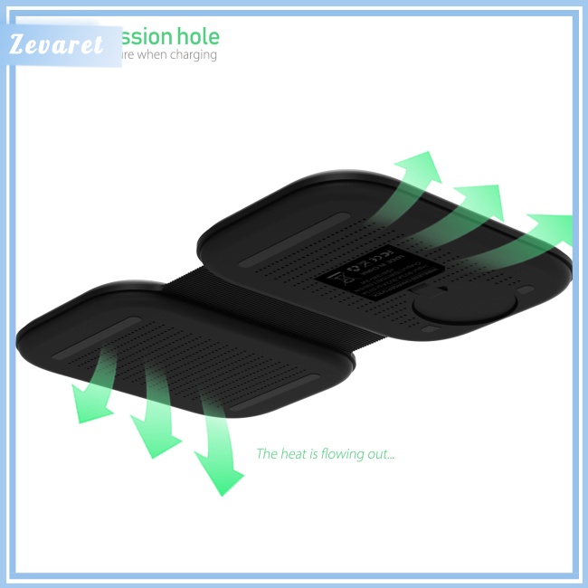 Đế Sạc Nhanh Không Dây Zevaret F20 3 Trong 1 15w Sạc Nhanh Cho Điện Thoại / iwatch / tws