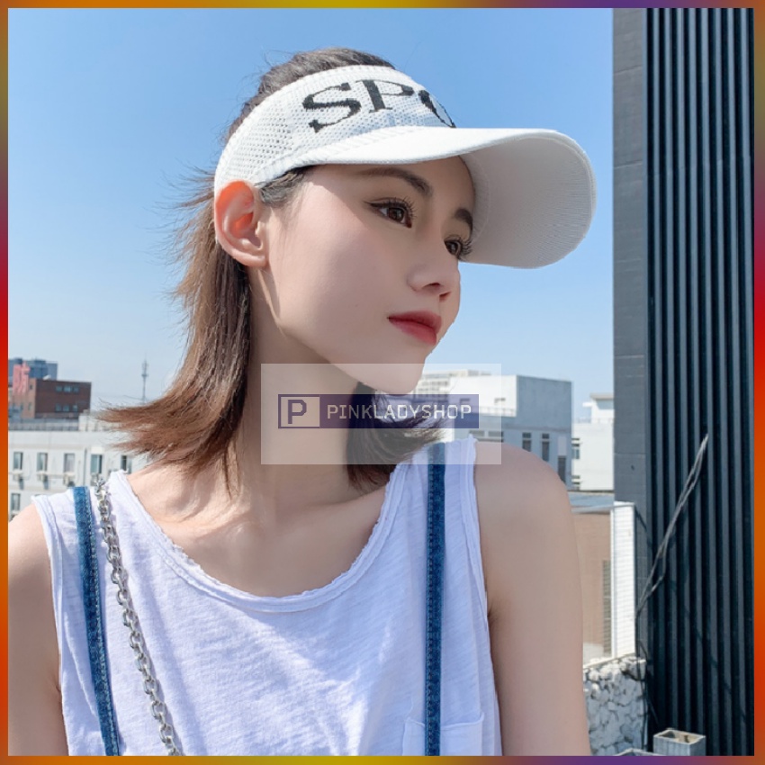 Mũ lưỡi trai ❤️ Đội nửa đầu thêu chữ Sport phong cách trẻ trung năng động unisex nam nữ