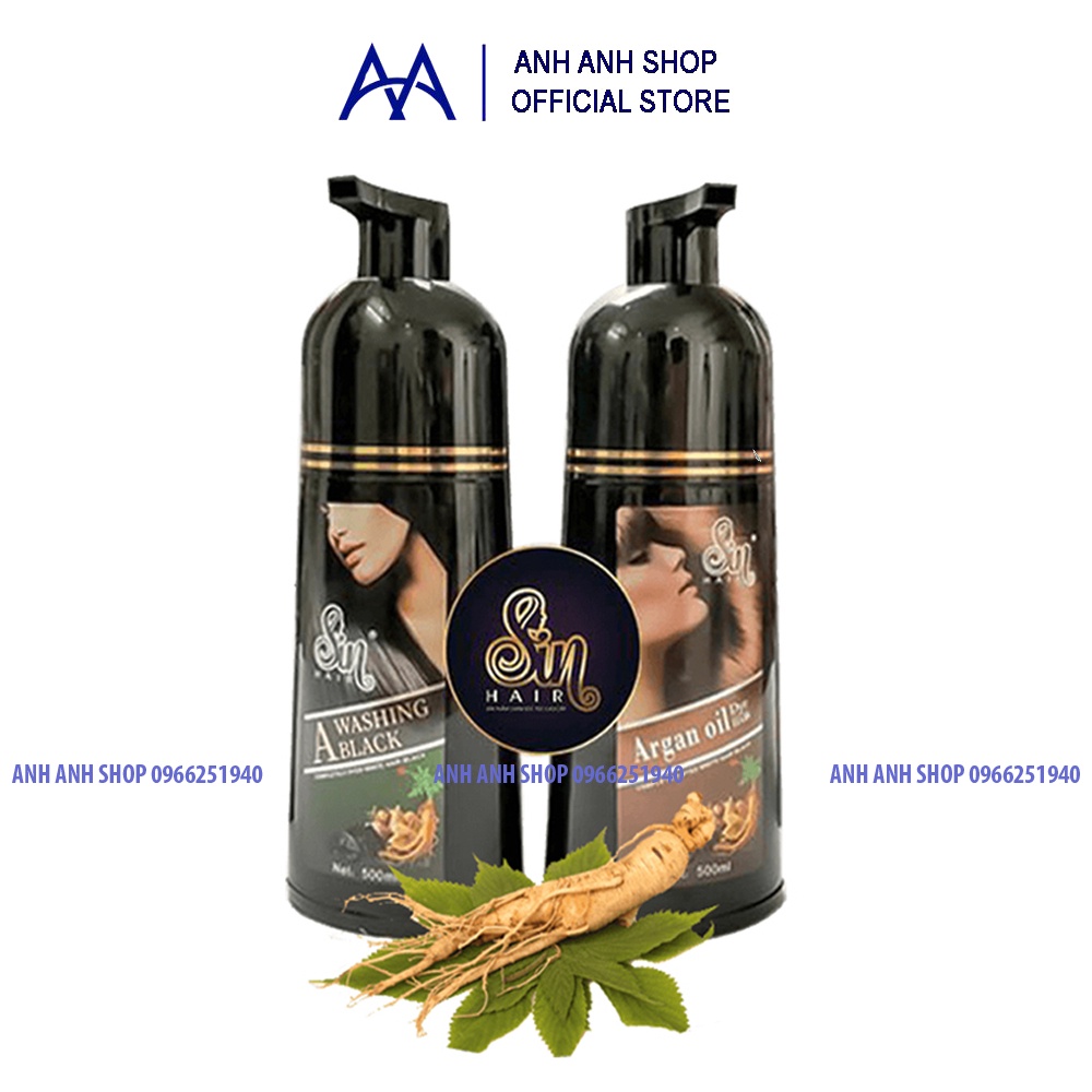 ✅[CHÍNH HÃNG] DẦU GỘI PHỦ BẠC SIN HAIR HÀNG ĐẦU TẠI NHẬT BẢN 500ML