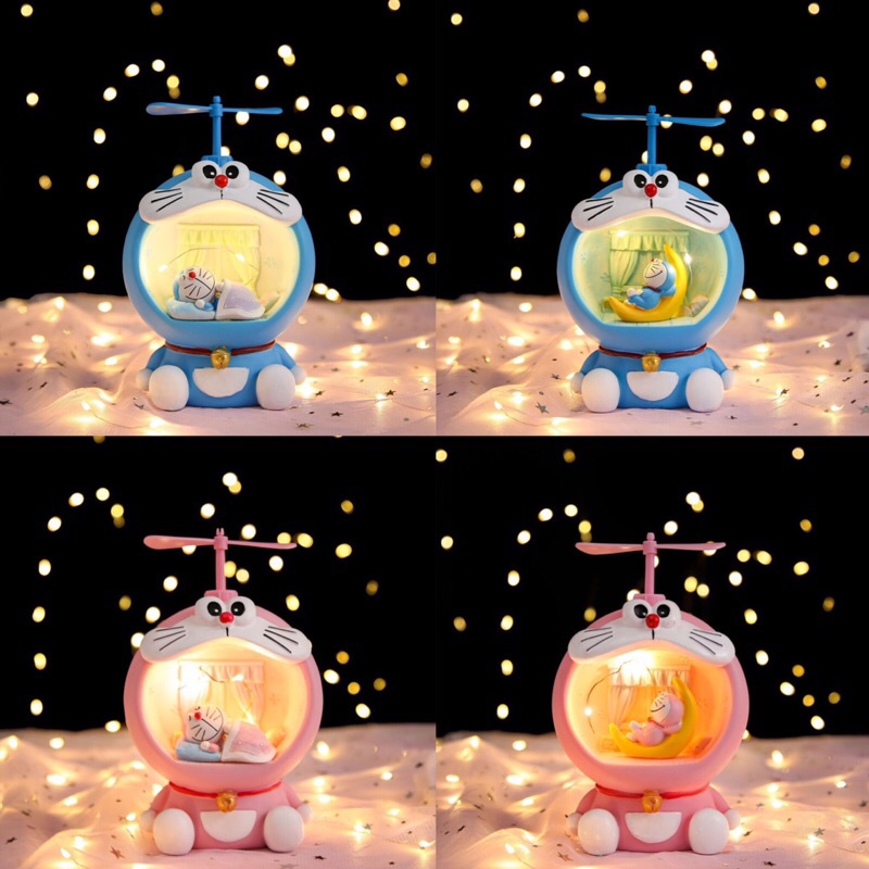 Đèn Ngủ Trang Trí Hình Đoraemon, Doremon Nguyên con, Đèn Ngủ Để Bàn Dễ Thương Dành Cho Bé 2 Mẫu - Trang Trí Căn Phòng