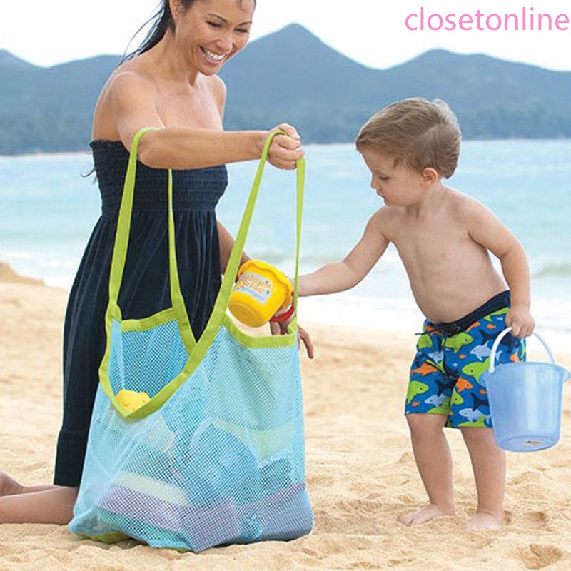 Túi lưới đựng đồ chơi đi biển cho bé
