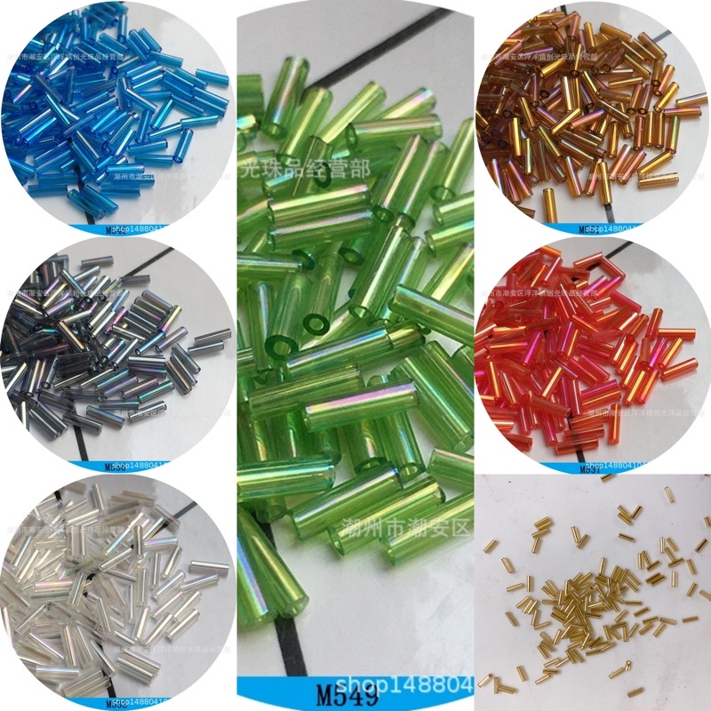 cườm trúc ống dài 6mm