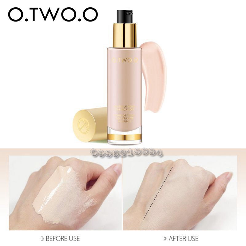 Kem nền O.TWO.O Invisible Cove Foundation che phủ toàn diện CFO3 | BigBuy360 - bigbuy360.vn