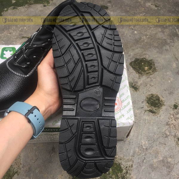 Giày bảo hộ lao động nam SAFETYMAN 6299, Giày bảo hộ mũi thép chống đinh chống va đập Cao cấp Thương hiệu Canada