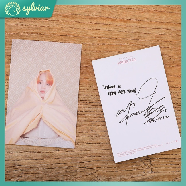 Bộ Thẻ Ảnh Mini Hình Bản Đồ Thế Giới Của BTS RM SUGA J-Hope JiMin Jung Kook Jin V