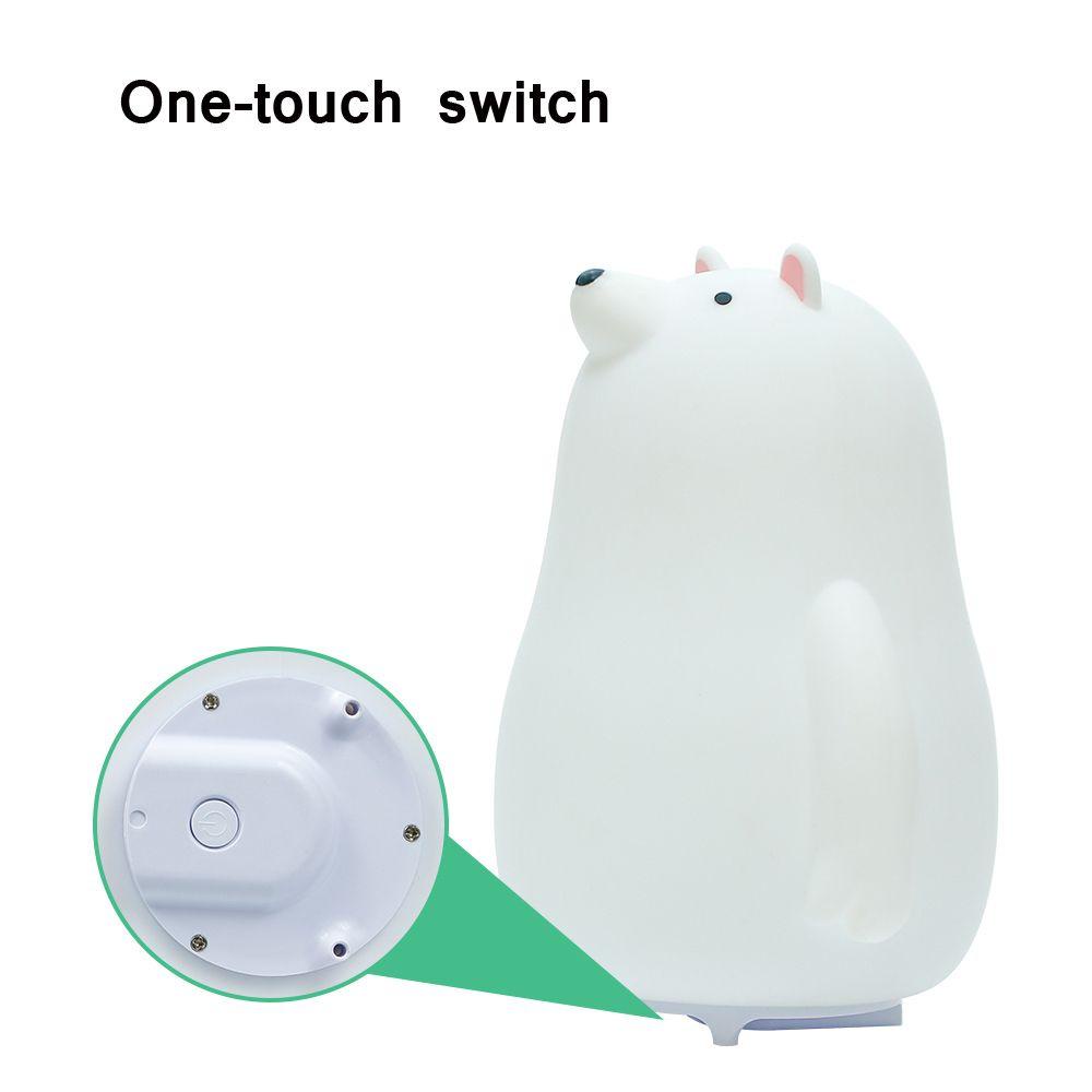 YNATURAL Đèn Ngủ Cảm Ứng Chạm Có Thể Sạc Lại