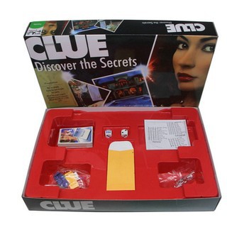 Trò Chơi Board Game Clue - Disscover The Secrets Tiếng Anh Hộp Lớn Suy Luận Phá Án