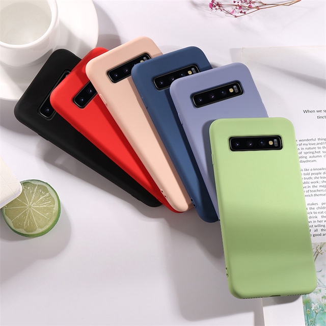 Ốp điện thoại bằng silicon mềm cho Samsung Galaxy S10/S10 5G/S10e/S10+