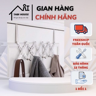 Móc treo quần áo gắn tường Zic Zac bằng inox có thể co giãn, gấp gọn