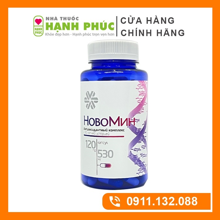 Viên Uống NOVOMIN Chống Oxy Hóa, Hàng Chính Hãng, Date Mới