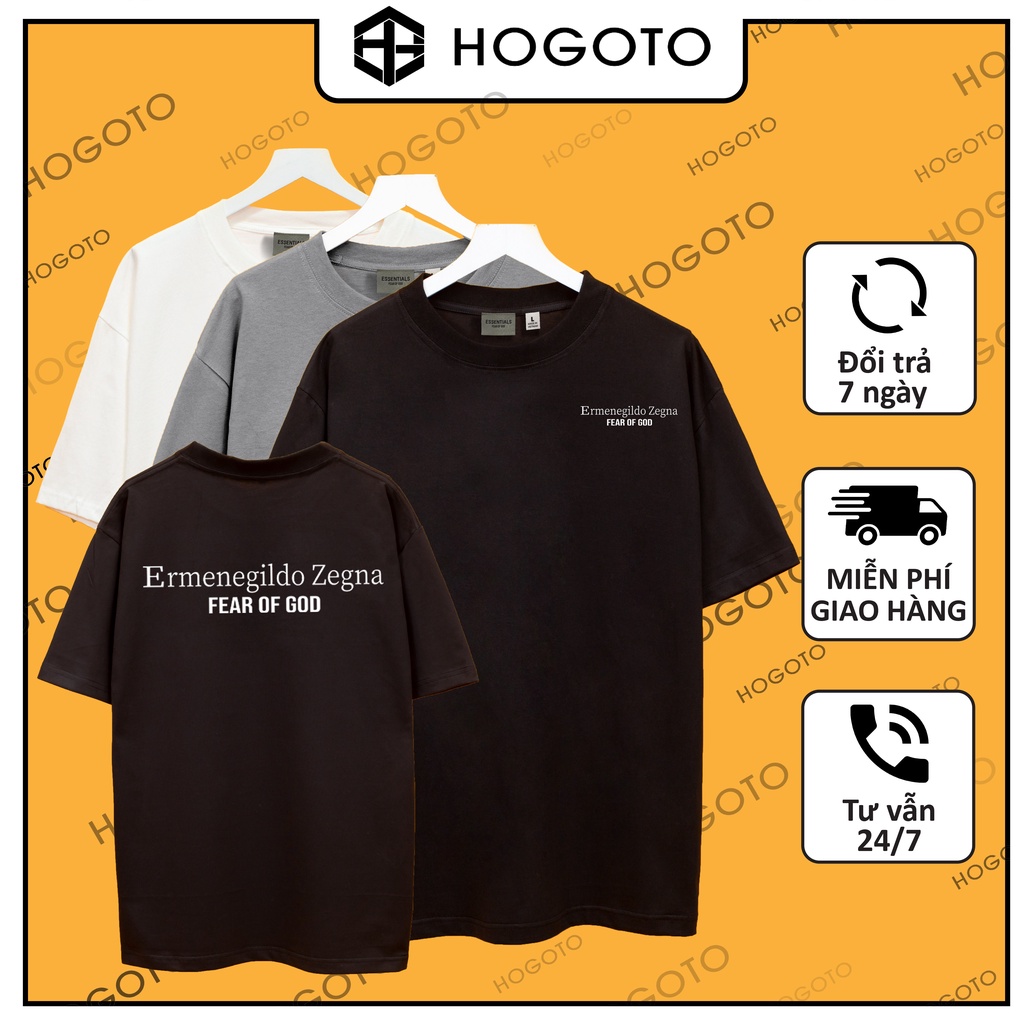 Áo thun tay lỡ Ermenegildo Zegna Hogoto shop , Áo thun unisex nam nữ from rộng oversize chất liệu cotton | BigBuy360 - bigbuy360.vn