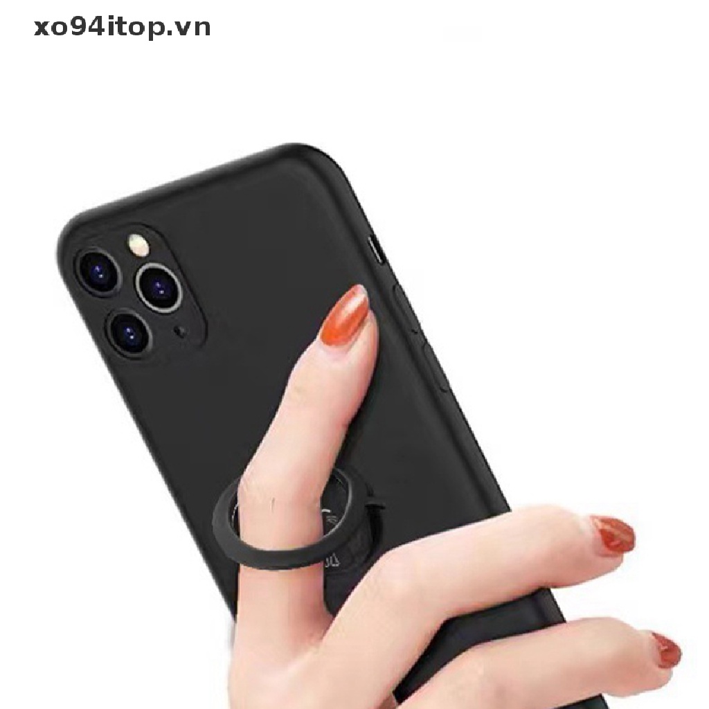 Nhẫn Móc Ngón Tay Giữ Điện Thoại Xoay 360 Độ Hình Mèo Dễ Thương