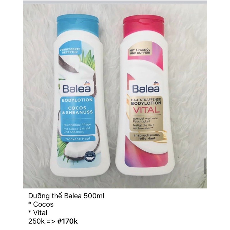 dưỡng thể body lotion balea Q10