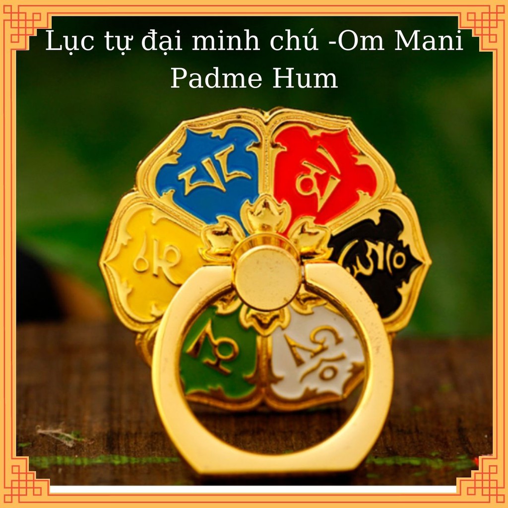 IRING Mật Tông - Lục tự đại minh chú - Thời Luân Kim Cang Kalachakra (Thập tự tại) Biểu tượng cát tường may mắn và an lạ