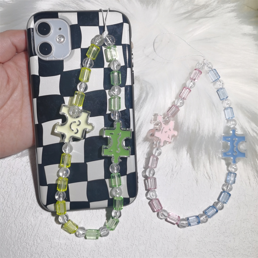 Dây Hạt Ngọc Trai Bằng Acrylic Chống Thất Lạc Gắn Điện Thoại Tiện Dụng