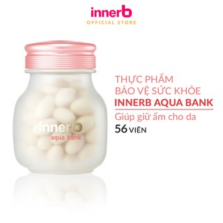 Thực phẩm bảo vệ sức khỏe InnerB Aqua Bank (giữ ẩm cho da từ Axit Hyaluronic) lọ 56 thumbnail