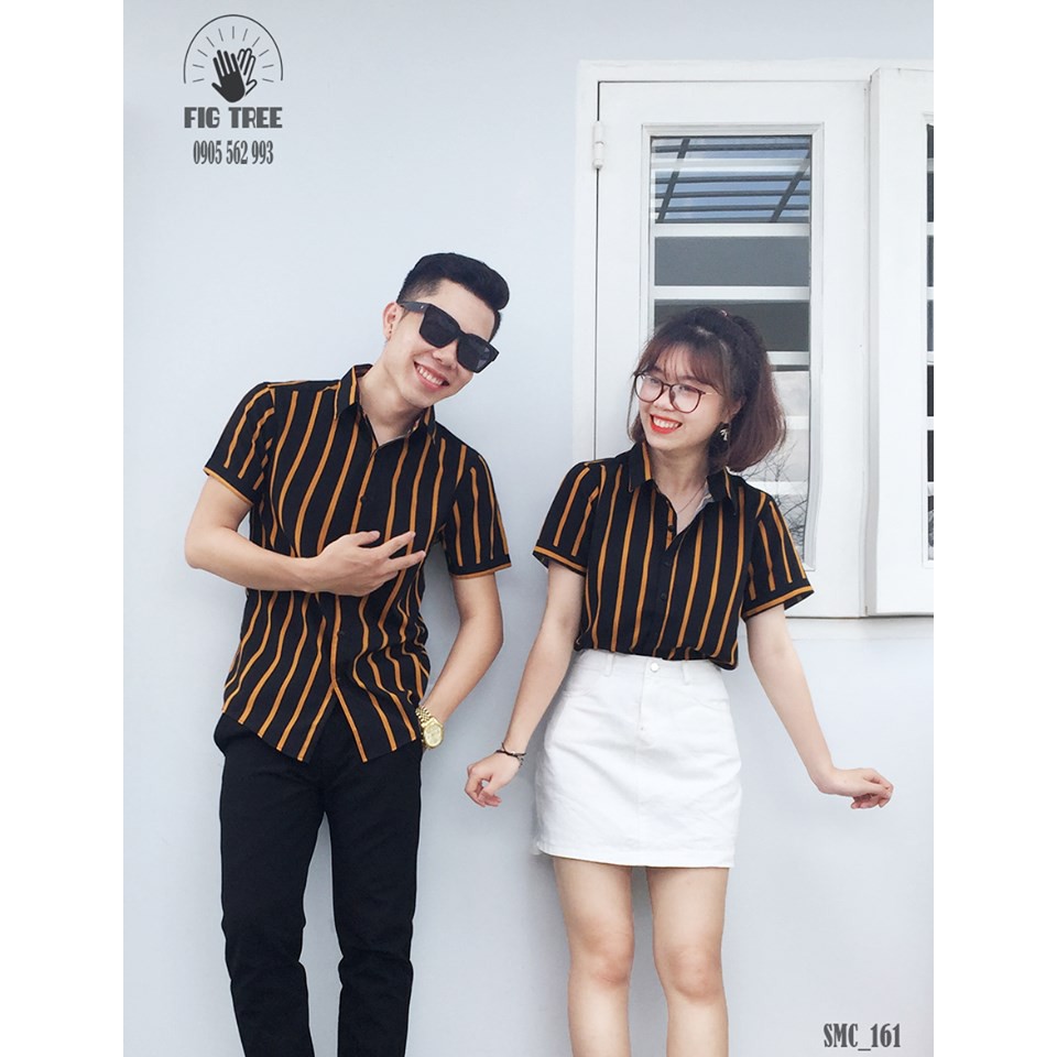 Sơ mi cặp tay ngắn FIG TREE (mã 161)