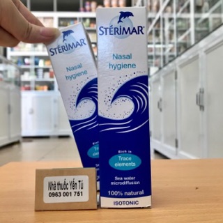 Xịt nước muối biển Sterimar Pháp