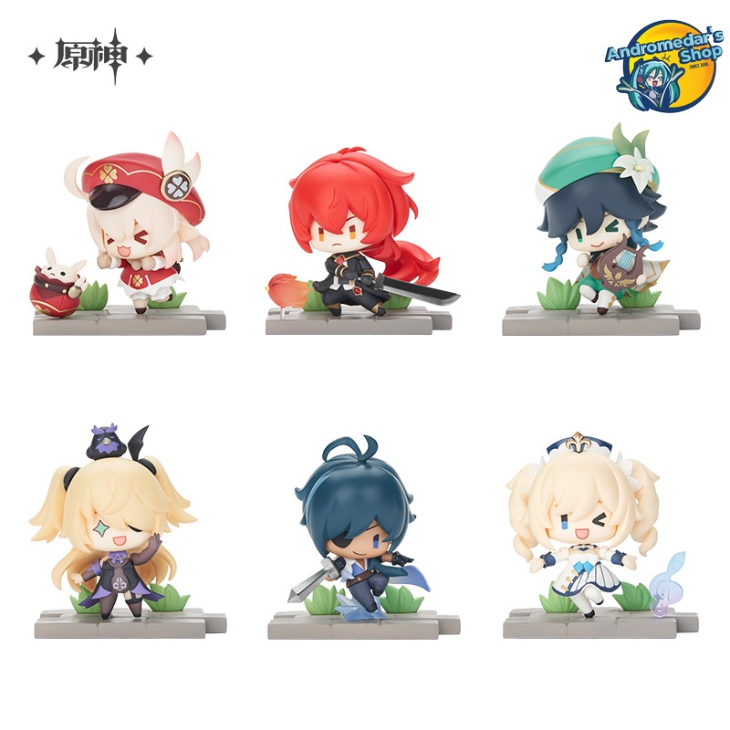 [Đặt trước] [miHoYo] Bộ mô hình nhân vật Genshin Impact Battlefield Heroes Blind Box Figures