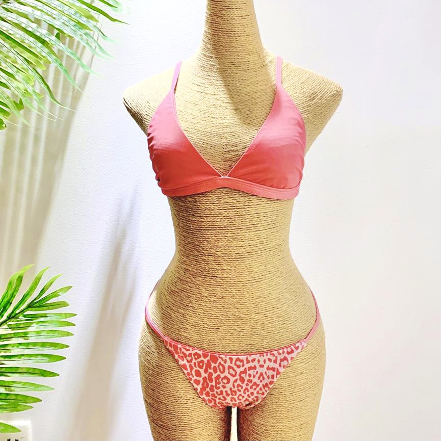 Quần bơi lẻ BOLD BIKINI 2in1 (Mặc được cả 2 mặt) báo hồng | BigBuy360 - bigbuy360.vn