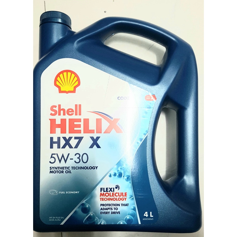 Dầu động cơ ô tô Shell Helix HX7 5w30