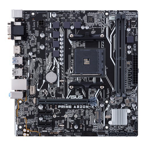 Bo Mạch Chủ Mainboard ASUS Prime A320M-K - Hàng Chính Hãng