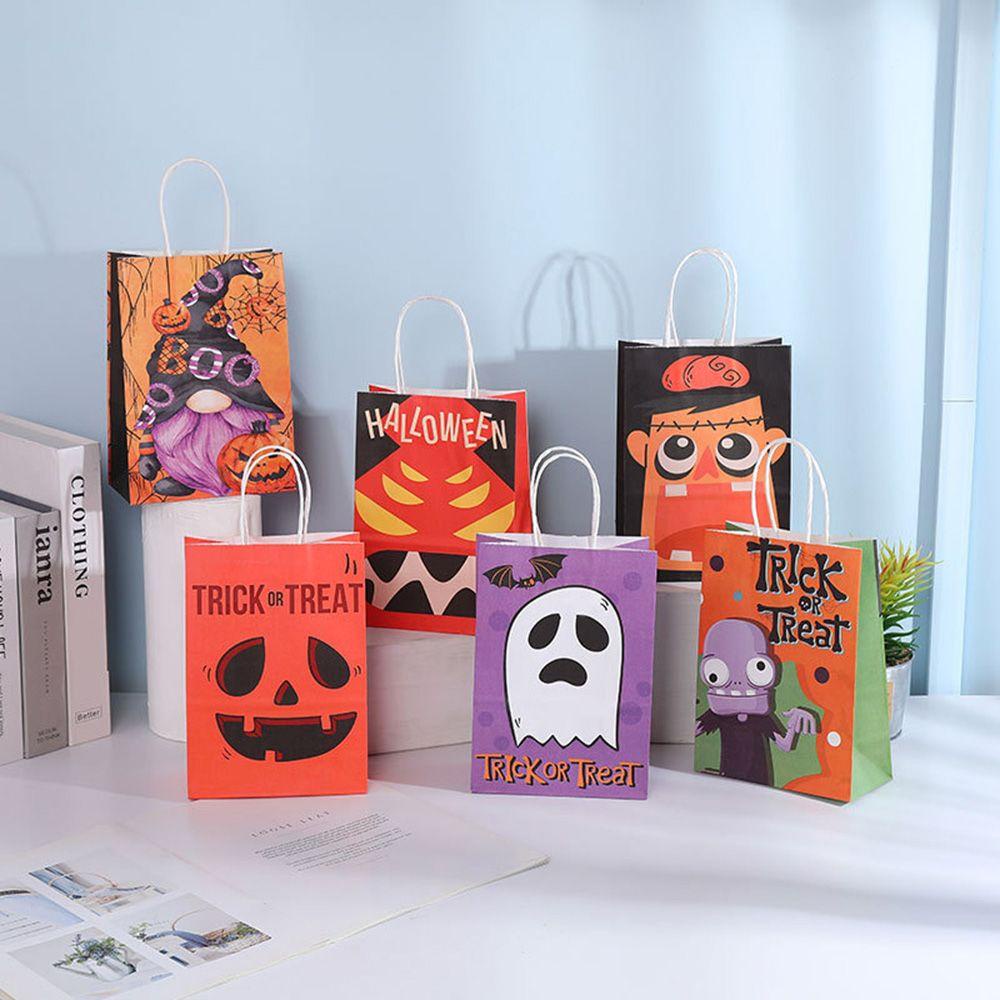 Set 12 Túi Đựng Kẹo / Bánh Quy Trang Trí Halloween