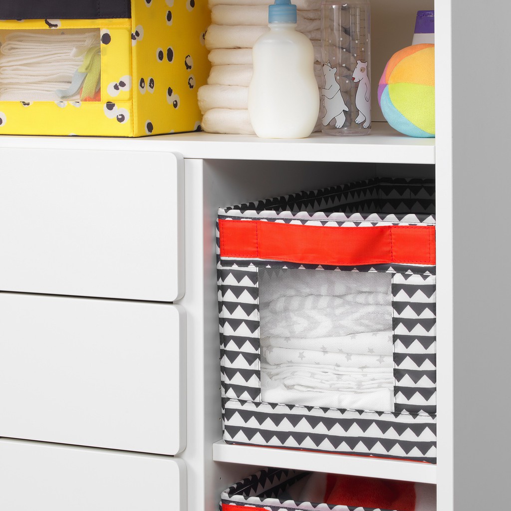 HỘP ĐỰNG ĐỒ IKEA ANGELAGEN 25x44x25 cm