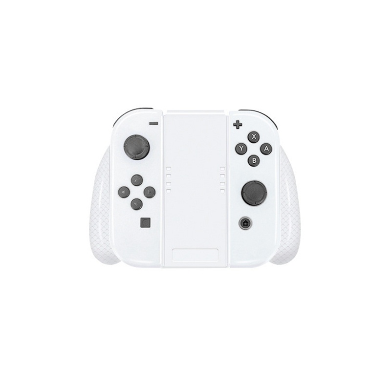 Tay cầm chơi game màu đen có đèn LED và còi trái phải cho Switch