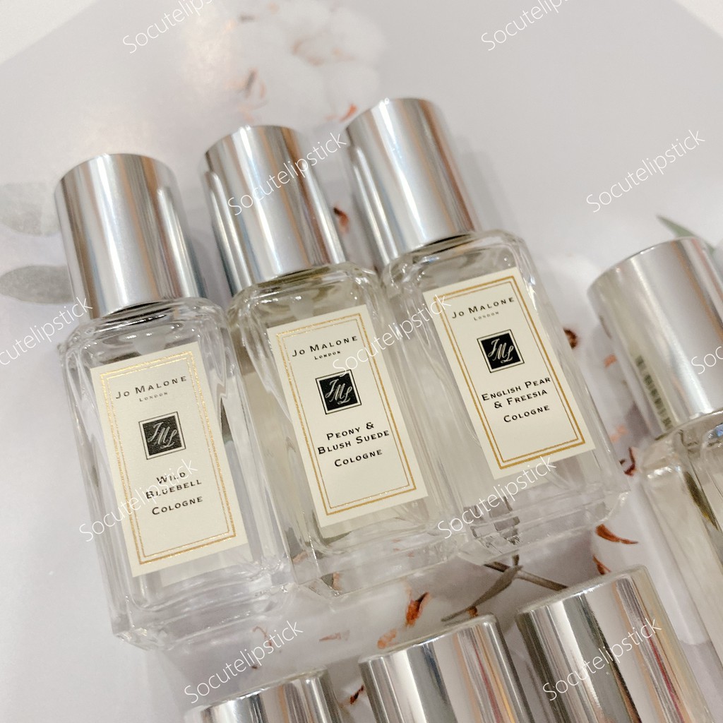 Nước hoa Jo Malone Peony Blush - English Pear - Wood Sage Sea Salt - Orange Bitters - Wild Bluebell - Honeysuckle 9ml