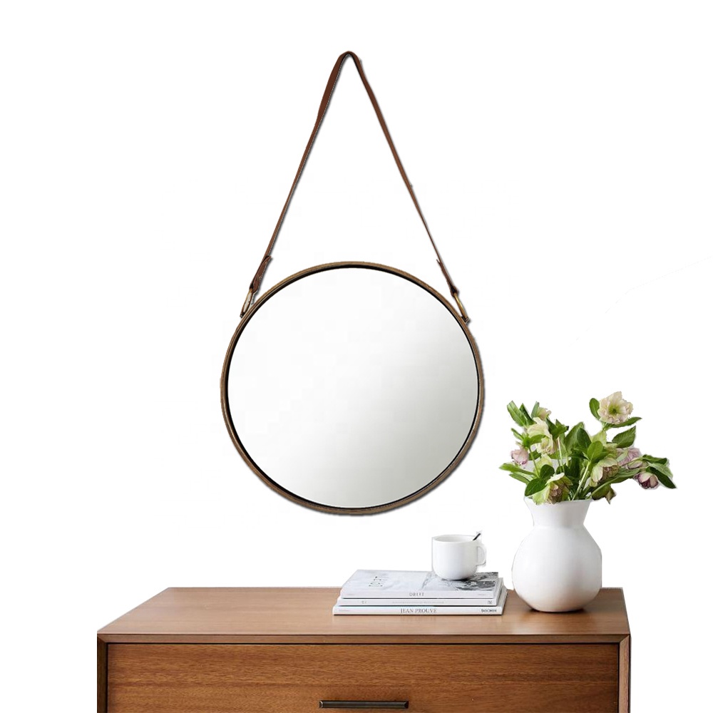 Gương treo tường hình tròn decor nhà cửa phòng tắm, chụp hình siêu xinh
