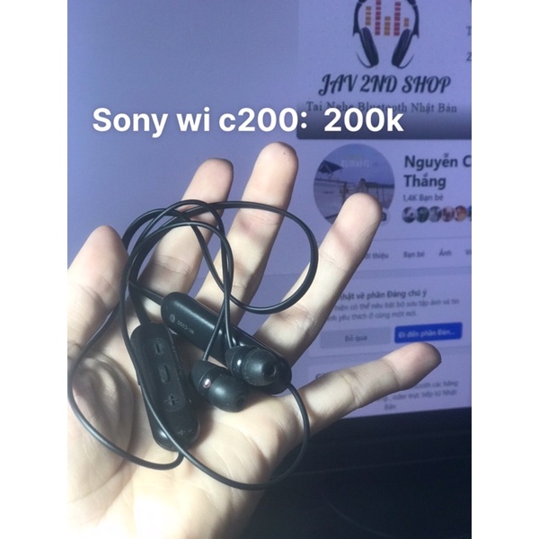 Tai nghe blutooth nhật bãi sony , ATH