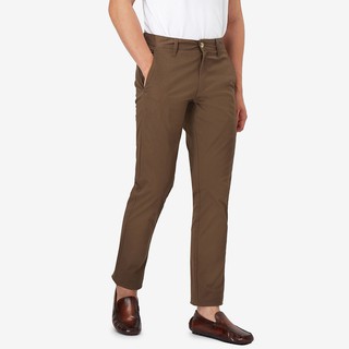 Quần kaki nam Milvus màu nâu MVPN030MBR08