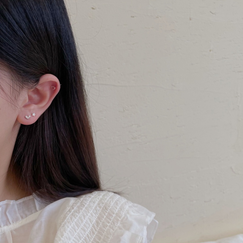 Bộ Bông Tai Mạ Bạc 925 2022 Kiểu Dáng Đơn Giản Phong Cách Mới Cho Nữ