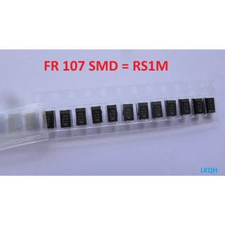 Diode xung rs1m 1a 1000v đi ốt fr107 dán smd