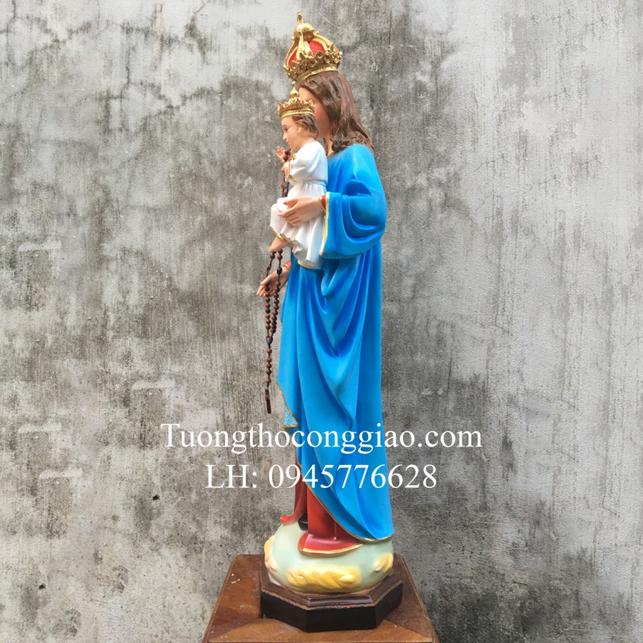 Tượng Đức Mẹ Mân Côi 90cm