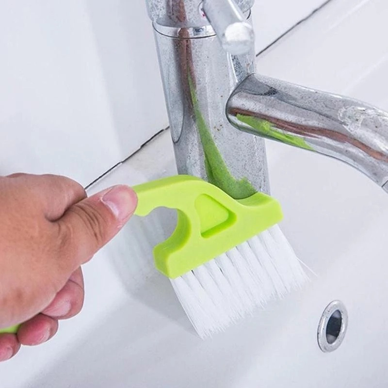 Bàn chải làm sạch toàn diện góc rãnh và kẽ hở cửa sổ thiết kế dạng cong hình thiên nga tiện dụng cho nhà cửa