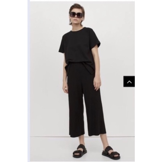 Quần culottes thun tăm HM 4 màu Mẹ