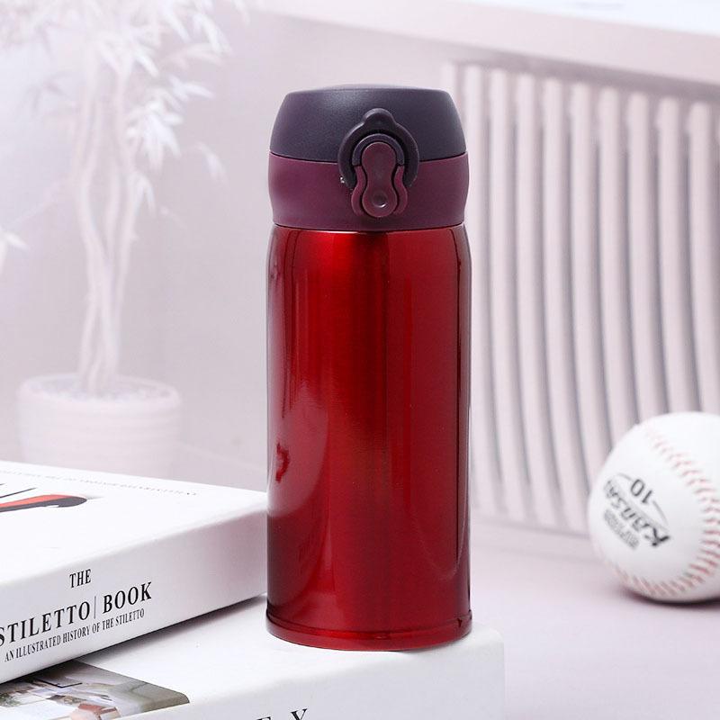 Bình giữ nhiệt - Bình Nước Inox dung tích 350ml Happy Home 1977