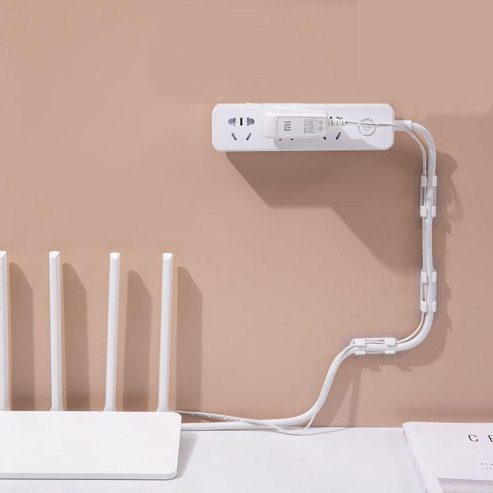 KUNHEV Set 10 / 20 / 30 Kẹp Cố Định Dây Cáp Tự Dính Tiện Dụng