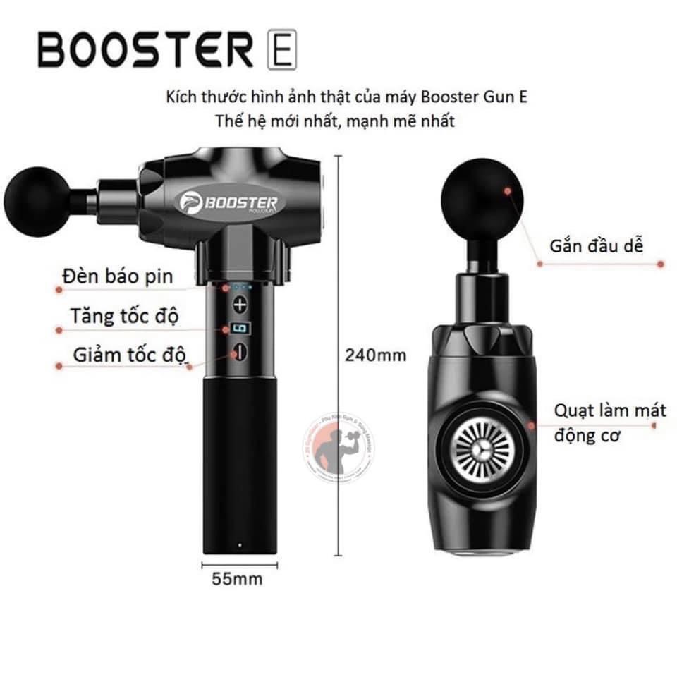 Súng Massage Cầm Tay Giãn Cơ Booster E [ Chính Hãng ]