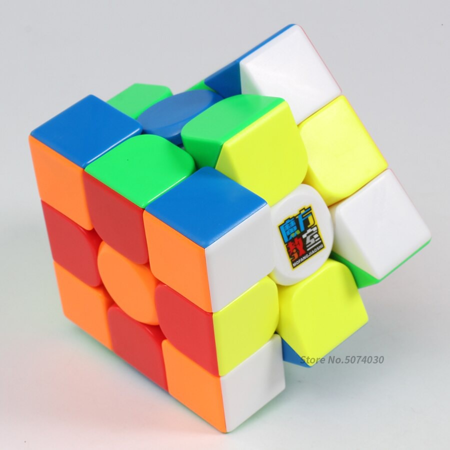 Rubik 3x3 Nam Châm Moyu Meilong 3M Stickerless - Rubik Nam Châm Từ Tính 3 Tầng 3x3x3 Phát Triển IQ