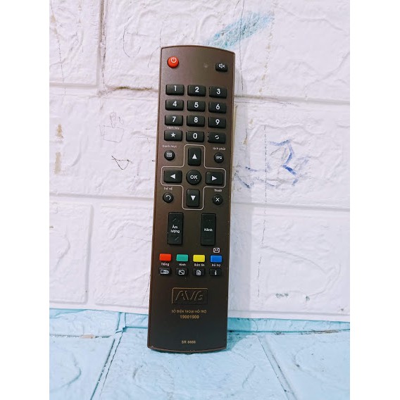 Remote điều khiển đầu thu truyền hình kĩ thuật số An Viên TV-AVG.Hàng mới-Chất lượng tốt-Tặng kèm PIN