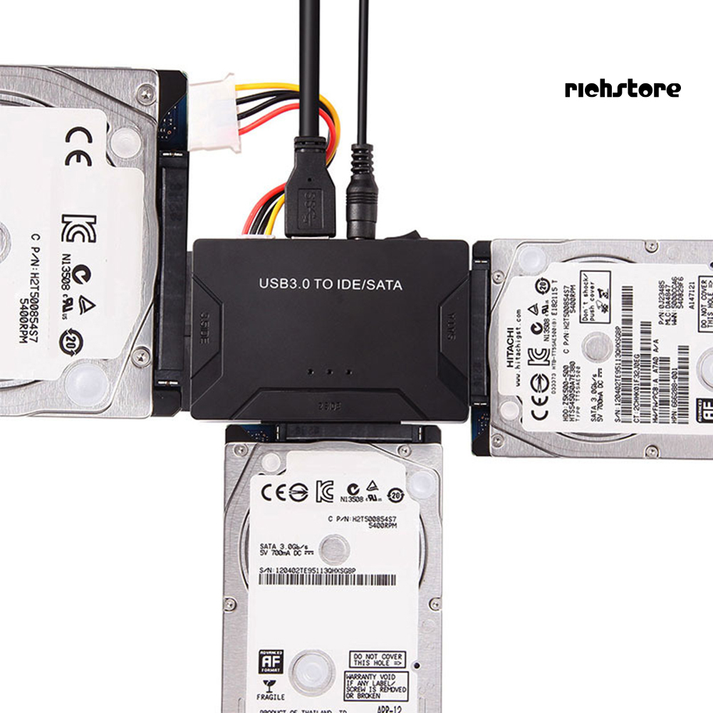 Đầu Chuyển Đổi Usb 3.0 Sang Sata / Ide Cho Ổ Cứng 2.5 / 3.5 Inch | BigBuy360 - bigbuy360.vn