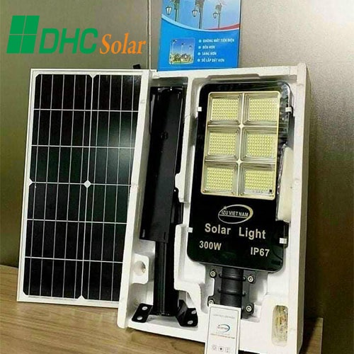 Đèn bàn chải năng lượng mặt trời 300W