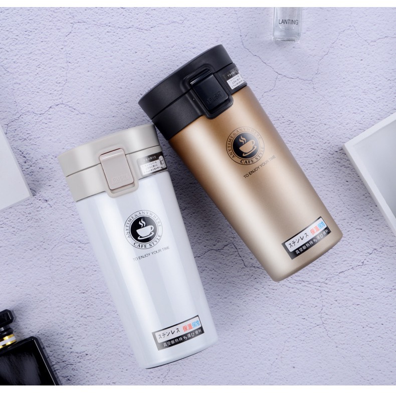 ⚡GIỮ NHIỆT 24H⚡Cốc Giữ Nhiệt Coffee Inox 304 2 Lớp Cao Cấp Xuất Khẩu Nhật Bản | BigBuy360 - bigbuy360.vn