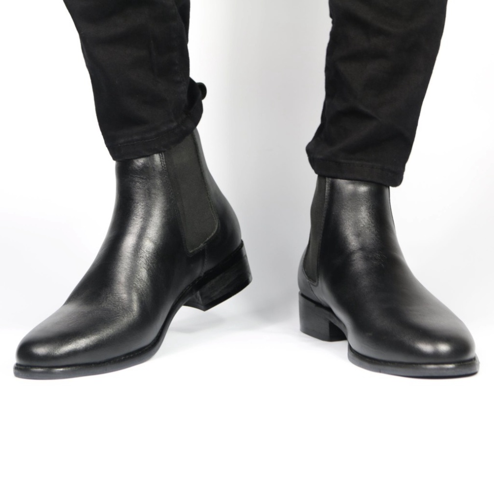 Chelsea Boots chất liệu da bò kiểu dáng cổ điển thời trang phong cách thanh lịch | BigBuy360 - bigbuy360.vn