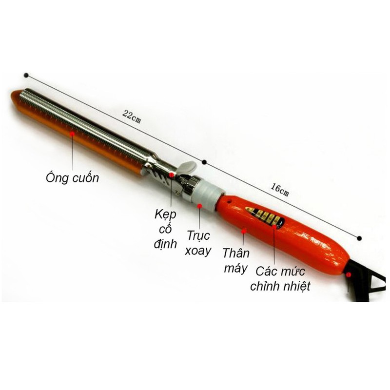 MÁY UỐN TÓC LÕI ĐỒNG - Uốn Xoăn - Uốn Lọn (có video hướng dẫn)