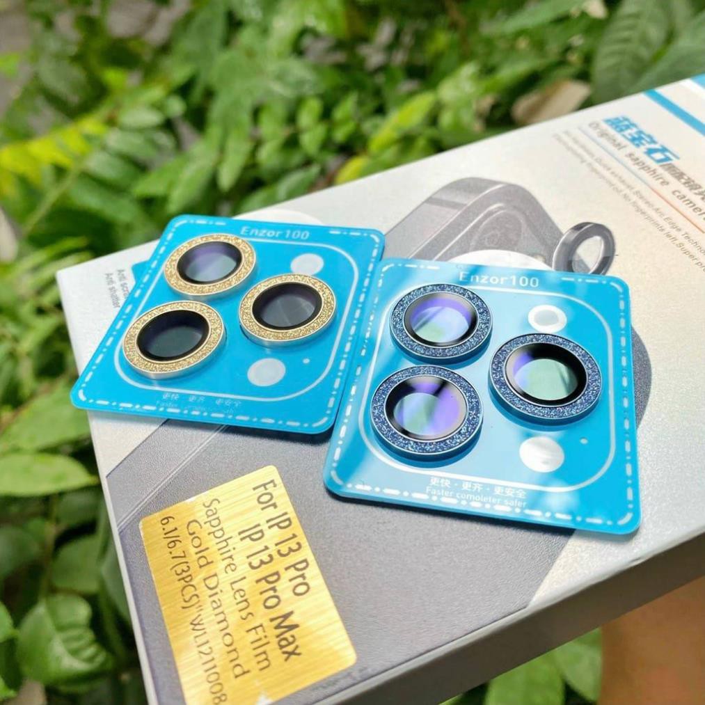 Bộ dán kim Cương từng mắt camera kuzoom iPhone 13 Pro/ 13 Pro max