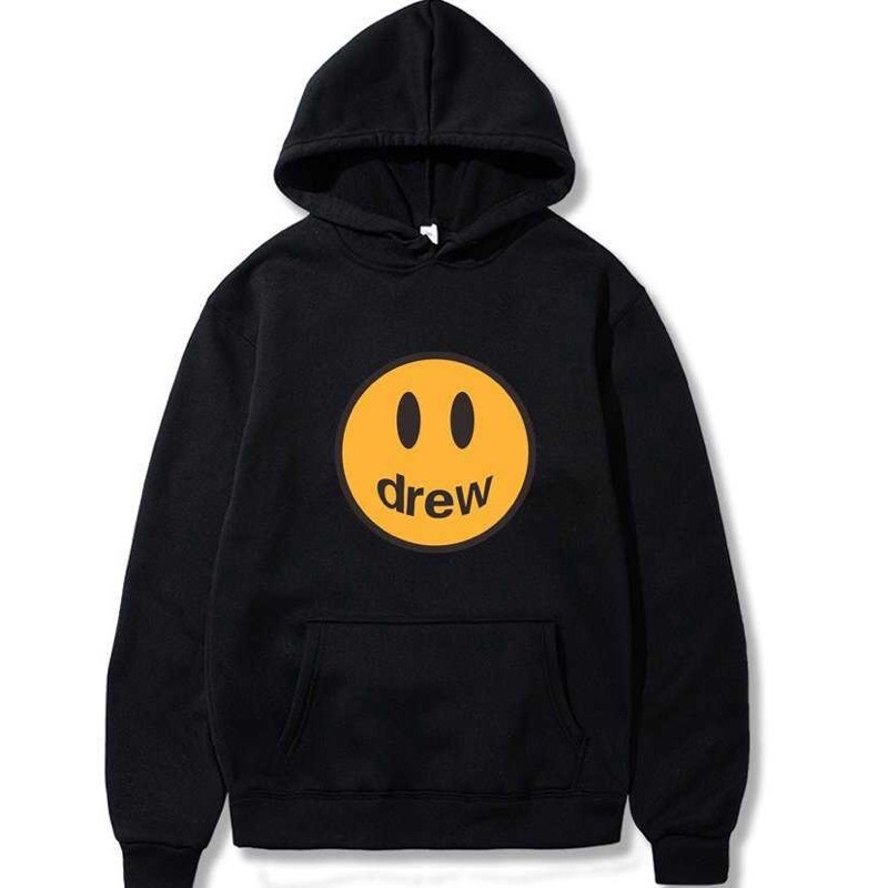 ÁO HOODIE DREW FORM RỘNG CHẤT NỈ BÔNG DÀY DẶN